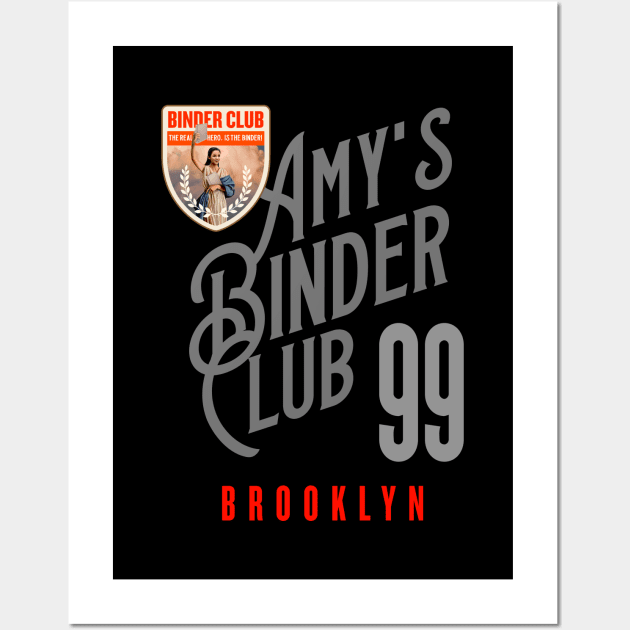 Amy's Binder Club Wall Art by Trazzo